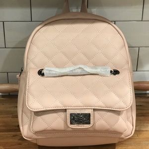 Quilted Backpack Purse